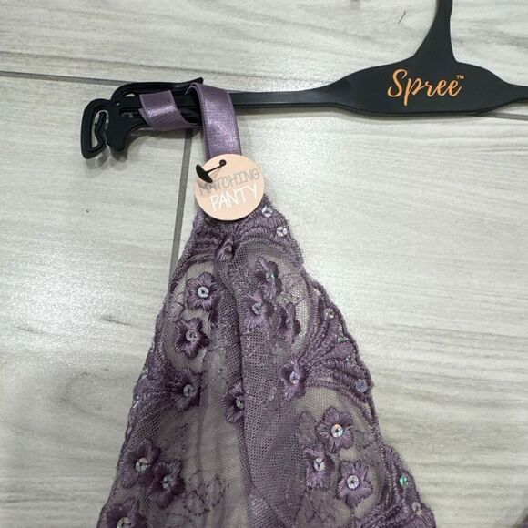 NWT Spree Intimate Purple/Elderberry Lingerie dress with matching panty size sma - Picture 3 of 10